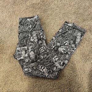 Lululemon leggings graphic